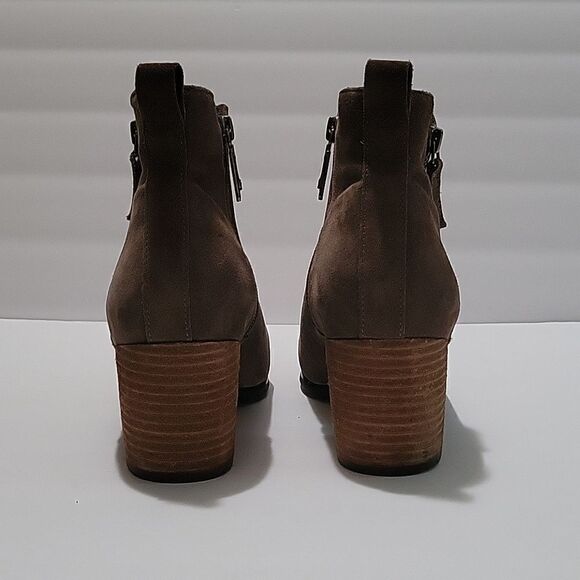 Blondo Stacked Block Heel Suede Boots - Picture 5 of 15